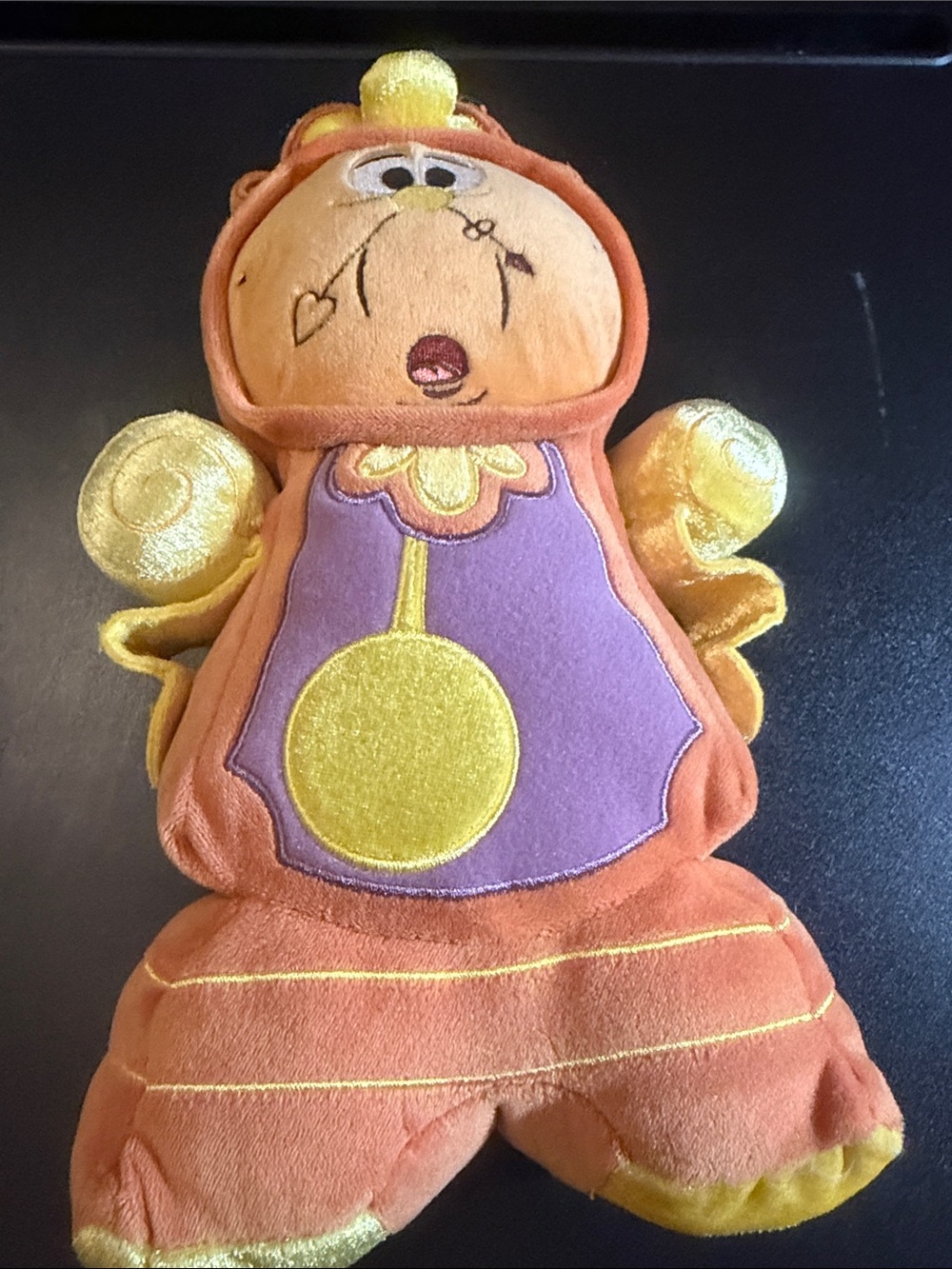 Disney Beauty and the Beast Cogsworth clock character